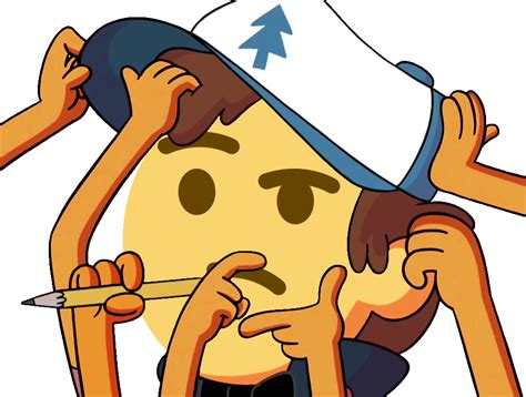 Transparent anime arm png anime hand reaching out png hand anime arm png hand transparent anime hand png. Dipper version | Thinking Face Emoji 🤔 | Know Your Meme