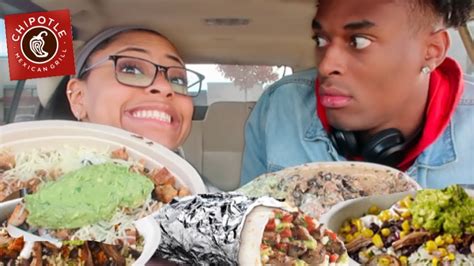 Chipotle Mukbang W My 16 Year Old Little Sister Shes Spills All The Tea Youtube