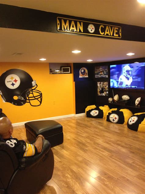 Our Steeler Man Cave Man Cave Room Ultimate Man Cave Sports Man Cave