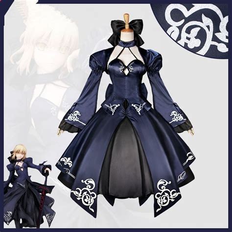 S Xl Custom Made Black Fatezero Saber Cosplay Costume Cosplay Dress