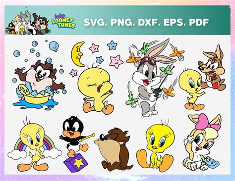 Baby Looney Tunes Svg Baby Looney Tunes Svg Bundle Baby Looney Tunes