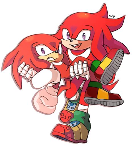 Large Ham Proboom Art Happy Birthday Knuckles Yes I Sonic Fan Characters Echidna Chibi