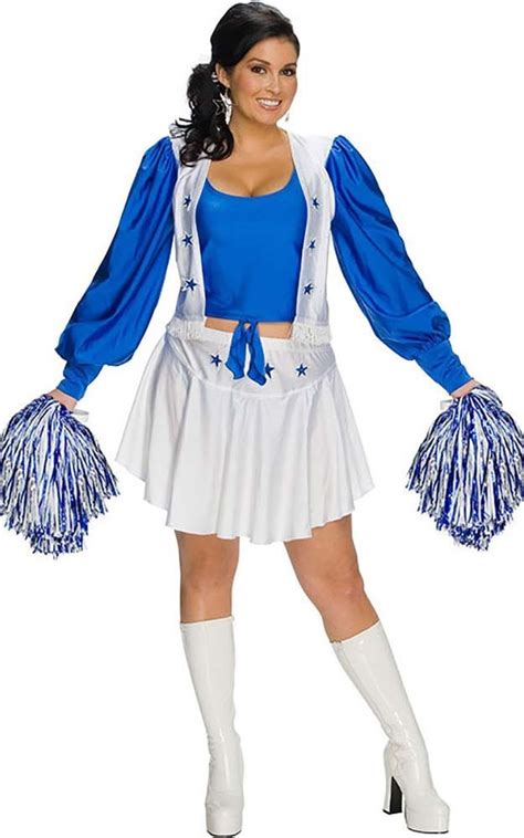 Dallas Cowboys Cheerleader Adult Plus Costume Costume Crazy