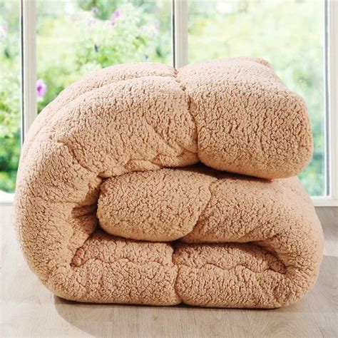 Camelhair Super Warm Winter Wool Quilt Comforterduvetblanket Lamb