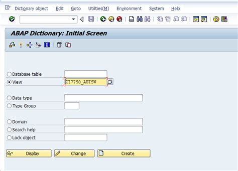 How To Create Database View In Sap Abap Create Info