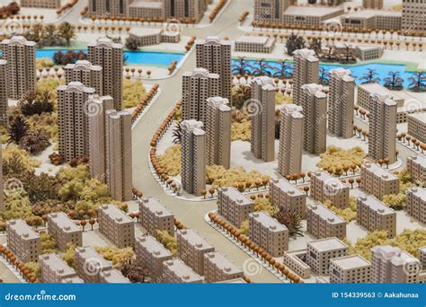 City Model Stock Image Image Of Ideas Urban Planning 154339563
