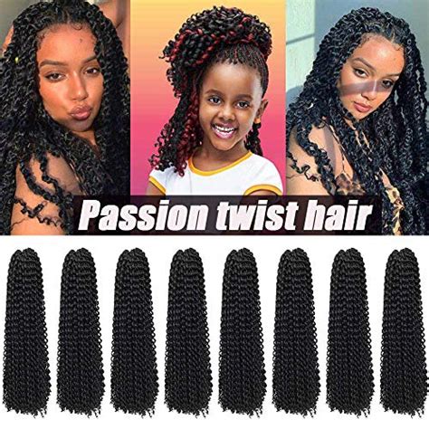 Packs Passion Twist Hair Inch Water Wave Crochet Hair For Black Women Premium Passion