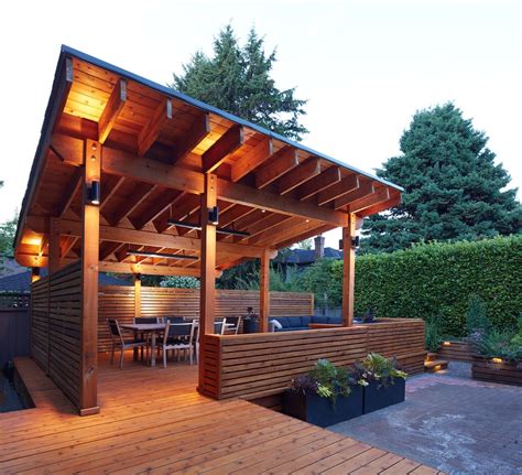 41 Modern Wood Pavilion Design Ideas For Backyard Zyhomy