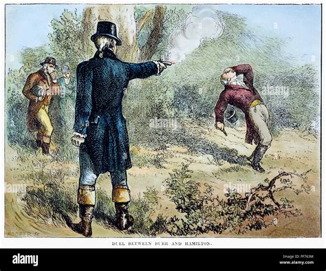 Hamilton Burr Duel 1804 Nthe Duel Fought Between Alexander Hamilton And Aaron Burr At