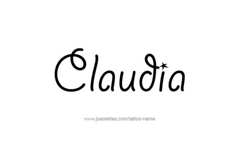 Claudia Name Tattoo Designs Name Tattoos Name Tattoo Designs Names