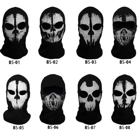 Skeleton Ghost Skull Full Face Mask Biker Ski Balaclava Call Of Duty