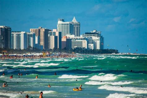 South Beach In Miami Beach Florida United States Editorial