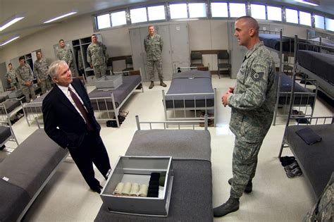 Secdef Visits Airmen Tours Training Facilities Air Force Article Display