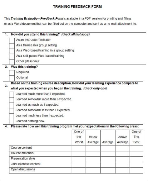 9 Hr Feedback Forms Hr Templates Free And Premium Templates