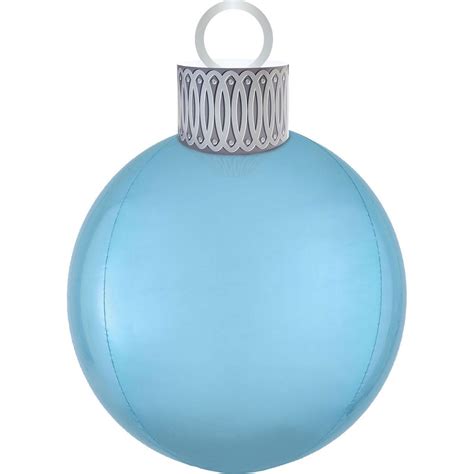 décoration boule ballon miroir 50cm bleu poudré foncé ...