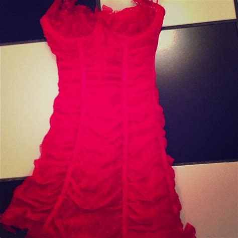 54 Off Victorias Secret Dresses And Skirts Victorias Secret Red Lace