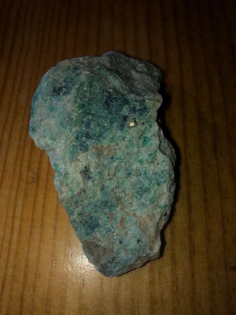 Found These Blue Green Rocks In California They Have Small Chunks Of