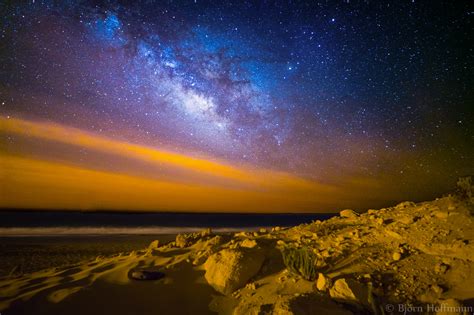 Starry Night At The Beach By Björn Hoffmann 500px