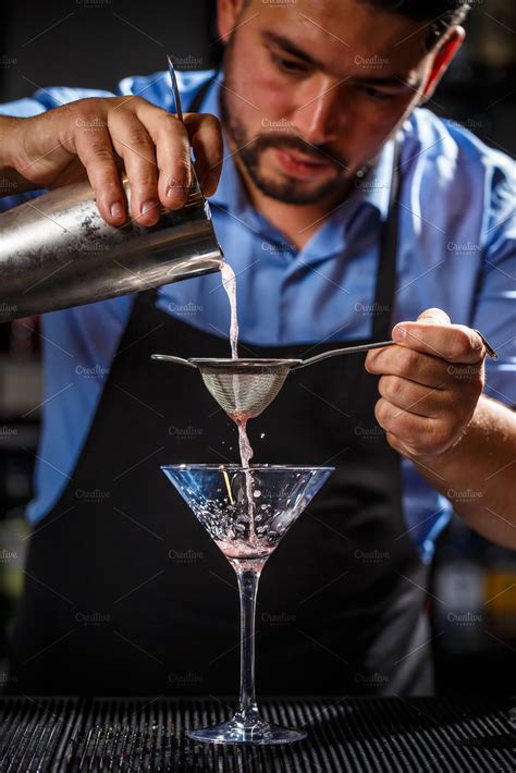 Barman At Work High Quality People Images Creative Market