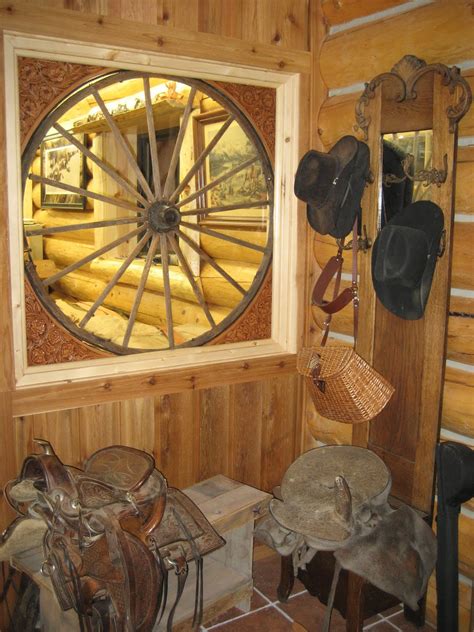 I personally love old rustic looking decor. Rodeo Tales & Gypsy Trails: Ranch House Style, a saddle ...