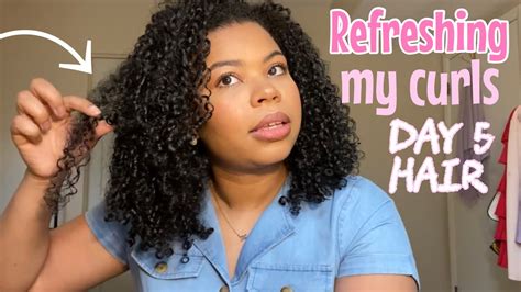 The less your curls and waves are disturbed while you. How To Refresh Your Curls | Day 5 Hair | NO Frizz - YouTube