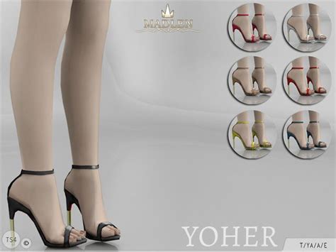 Sims 4 Ccs The Best Madlen Yoher Shoes By Mj95 Sims Scarpe Da