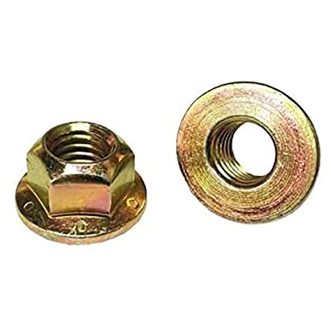 Rs Pro 25533226 1 8 Grade G Flange Lock Nut Yellow Zinc Allied