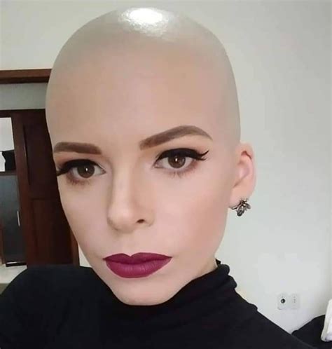 For The Love Of All Bald Women In 2021 Bald Women Woman Shaving Bald Girl