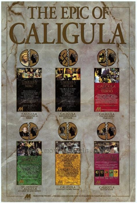 Epic Of Caligula Movie Poster Print 27 X 40 Item Movgh2653