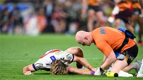 Nrl 2023 Ryan Papenhuyzen Suffers Serious Ankle Injury In Storms Loss