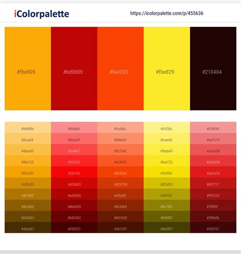 130 Latest Color Schemes With Vermilion Color Tone Combinations 2021
