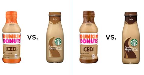 Starbucks Vs Dunkin Donuts Bottled Iced Coffees Which Is Better