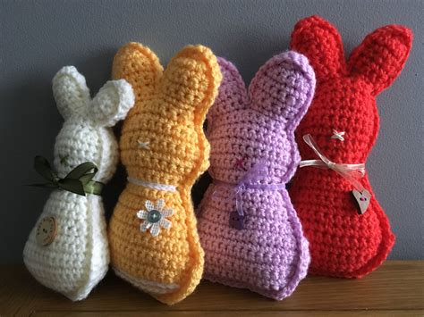 Crochet Easter Bunnies Crocheted By Viv Easter Crochet Handmade
