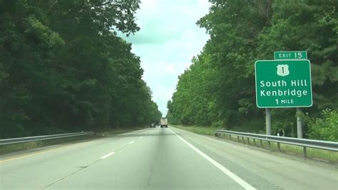 Virginia Interstate 85 North Mile Marker 10 To 20 Youtube