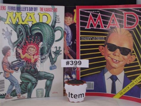 Mads Vintage Mad Magazines 3 1986 Collectible By Vigorouslyvintage