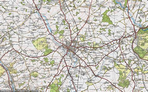 Historic Ordnance Survey Map Of St Albans 1920