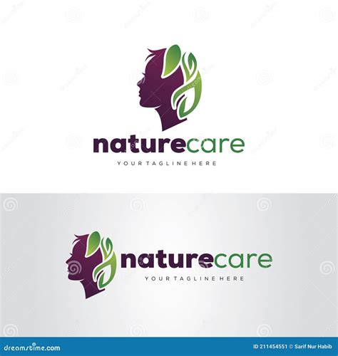 Nature Care Logo Design Template Stock Vector Illustration Of Leaf