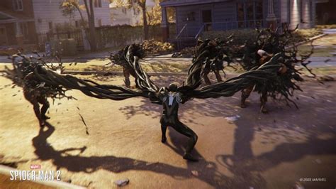 Marvels Spider Man 2 Gameplay Enthüllung zeigt Symbiont in Aktion