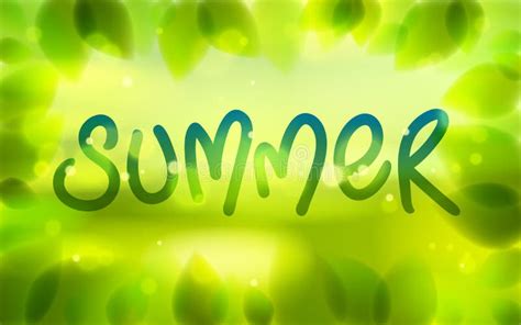 Summer Word Background