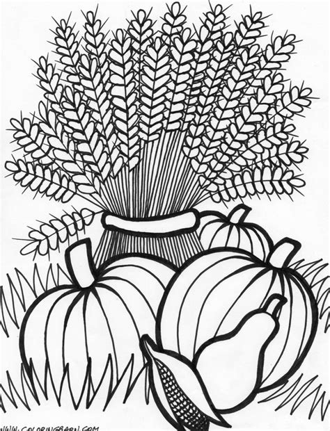 Top Galery Harvest Coloring Pages For Adults