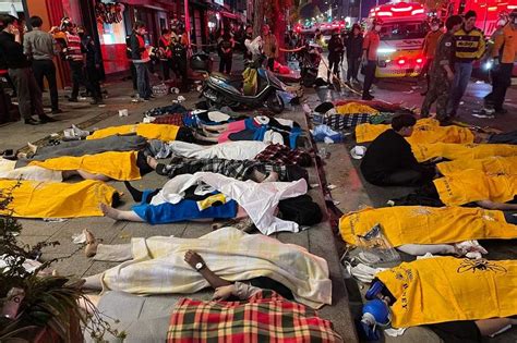 how halloween parties turned deadly in popular seoul district the straits times