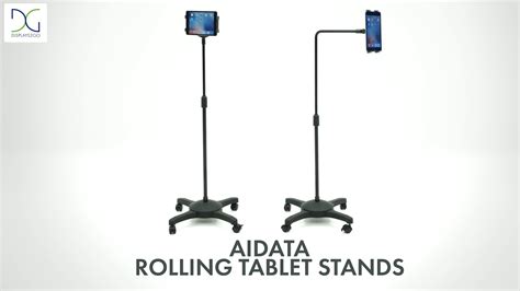 Universal Rolling Tablet Stands For Ipad And Android Devices Youtube