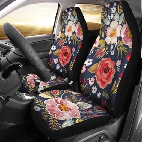 flower floral car seat covers for women great t idea etsy