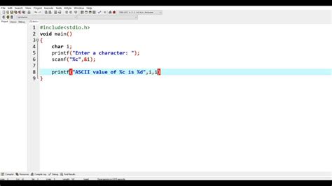 C Program To Find ASCII Value Of A Character Coding Guide For Beginners Programming YouTube