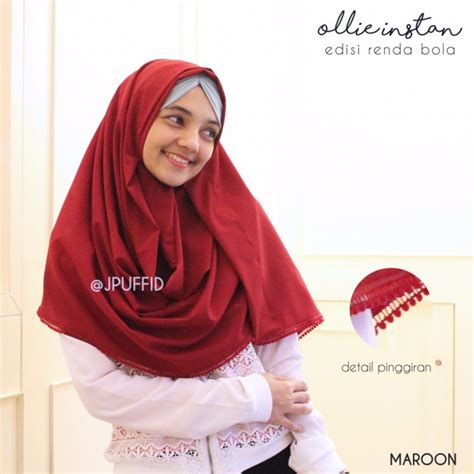 Meski cantik karena warna yang menyimbolkan kasih 1. ALL COLLECTION » KERUDUNG/PASHMINA » P1178 - Ollie Instan ...