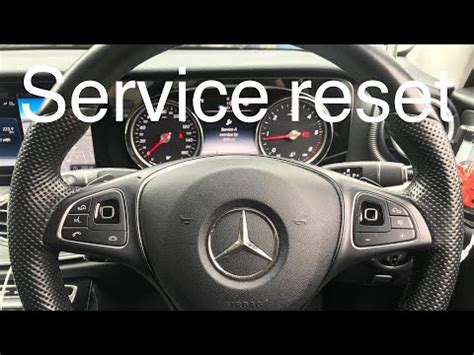Wie setzt man Mercedes E Klasse Serviceleuchte zurück Mercedes E