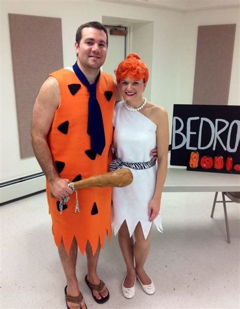 Fred And Wilma Flintstone Homemade Couples Costume Couples Costumes