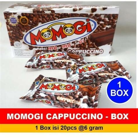 Momogi Box Isi 20 Pcs Rasa Varian Jagung Keju Cappucino Coklat Tutti