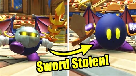 What Happens If You Steal Meta Knights Sword In Kirby And The