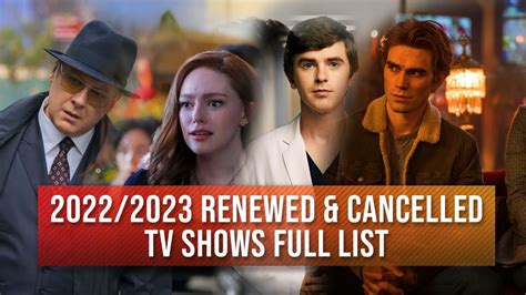 2022 All Renewed And Canceled Tv Shows Which Shows Are Returning For